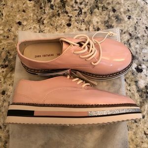 Brand new pink zara shoes
